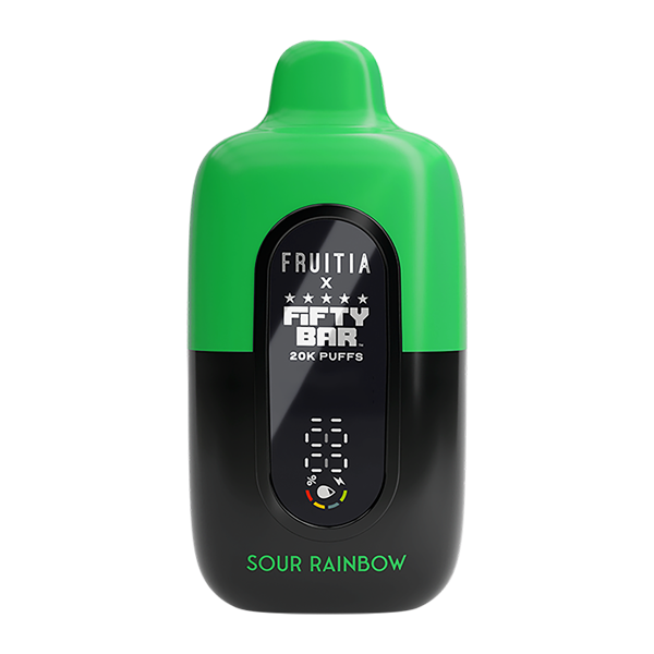 Sour Rainbow FRUITIA X Fifty Bar 20K