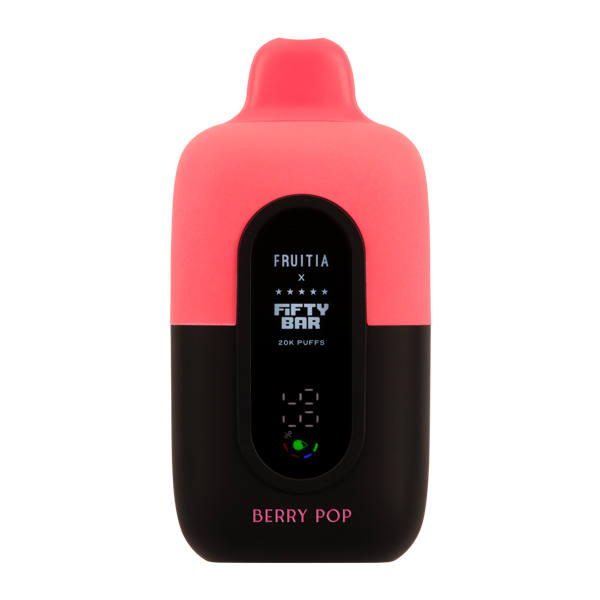 Berry Pop FRUITIA X Fifty Bar 20K